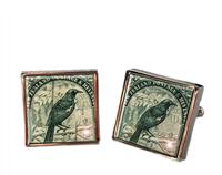 Tui New Zealand Postage Stamp Cufflinks